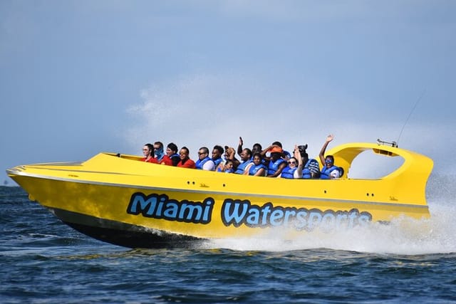 Speed Boat Sightseeing Thrill ride with Miami Watersports - Photo 1 of 9